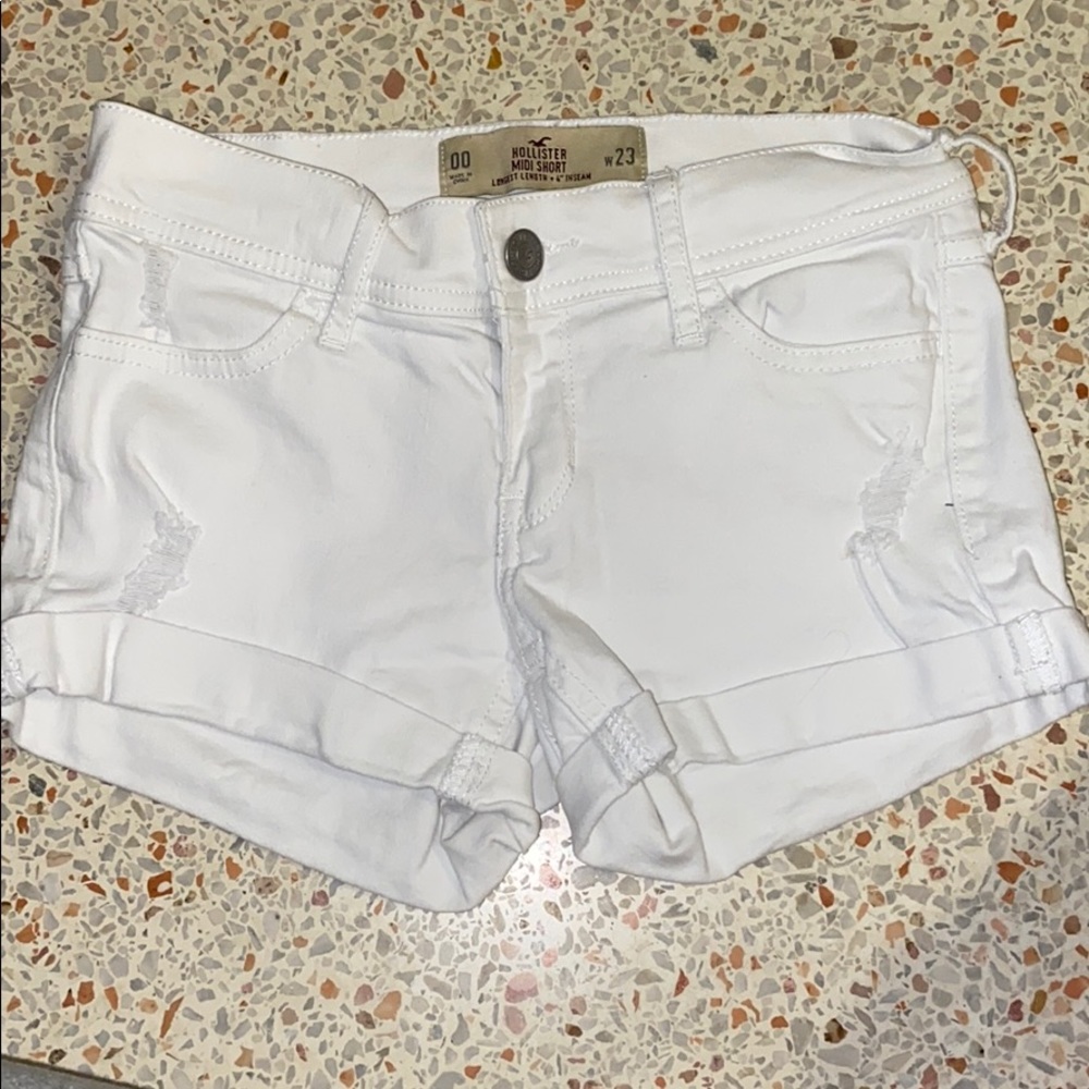 white shorts